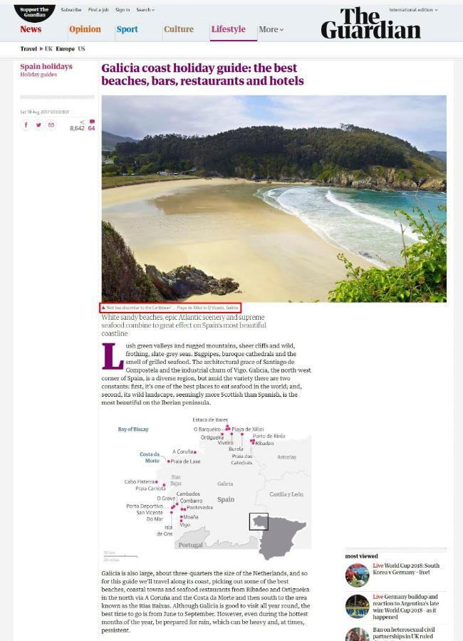 Xilloi Playa Villa O Vicedo Luaran gambar